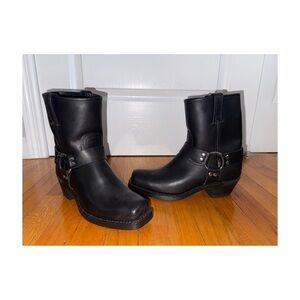 FRYE Black Leather Boots